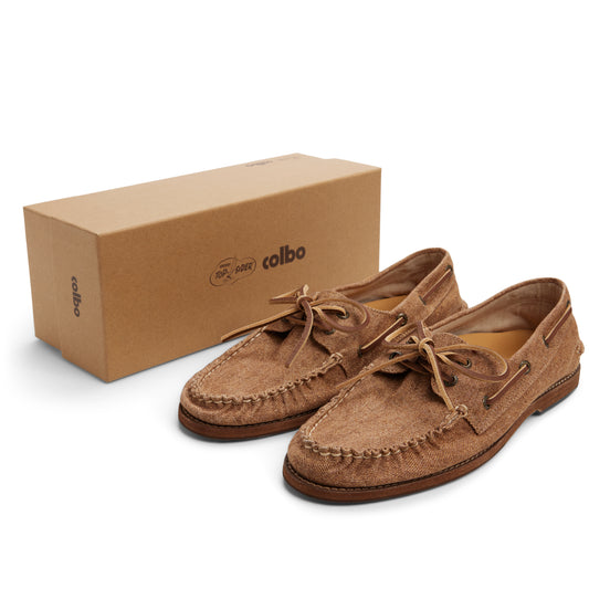Sperry x Colbo オーセンティックオリジナル™(AO) ツーアイ ボートシューズ - ウォッシュドリネン